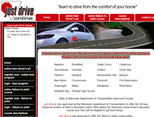 Tablet Screenshot of justdriveonline.com